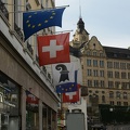 EU  Swiss  Basel Flags
